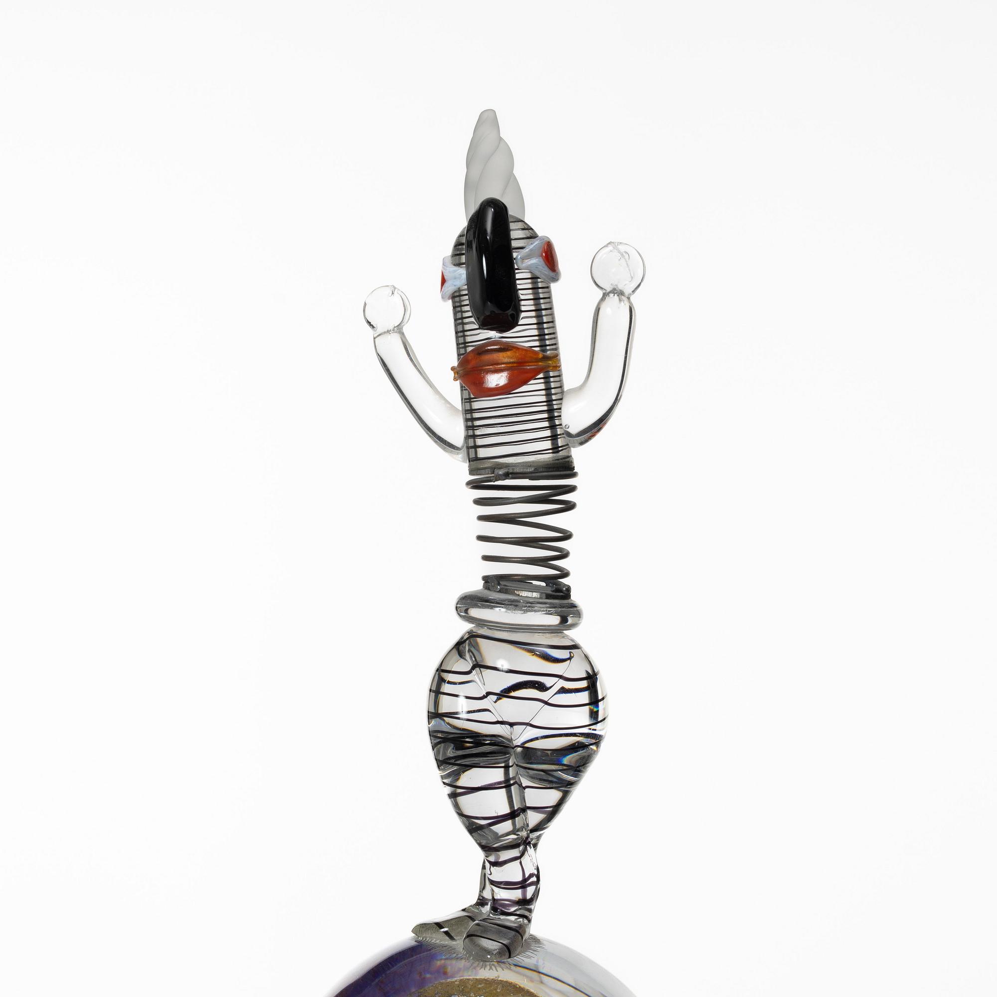 Kjell Engman, a glass sculpture.