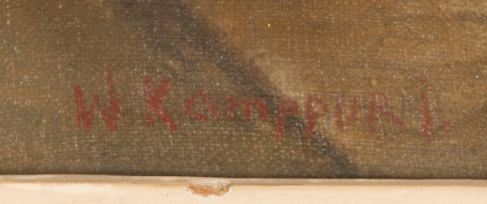 VÄINÖ KAMPPURI, oil on canvas fastened on board, signed.