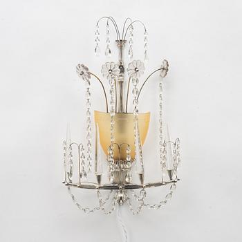 Swedish Grace, vägglampett, Sverige 1920-30-tal, från Restaurang Hasselbacken, Stockholm.