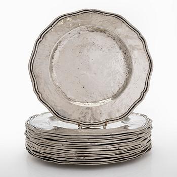 Katelautasia, 16 kpl, tinaa, Fecit VCM, Portugali.