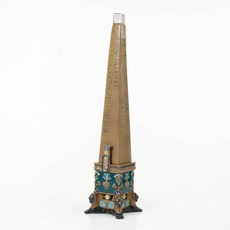 Lladró, figurin, "Thothmes I Obelisk (ochre)", Spanien.