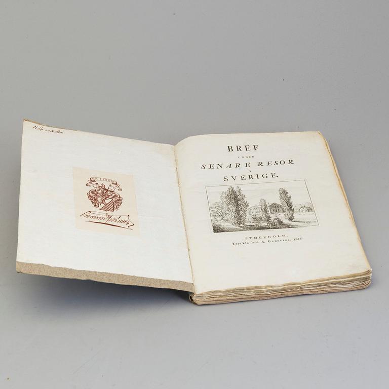 BOK, Linnerhielms klassiska illustrerade reseböcker från sekelskiftet 1800.