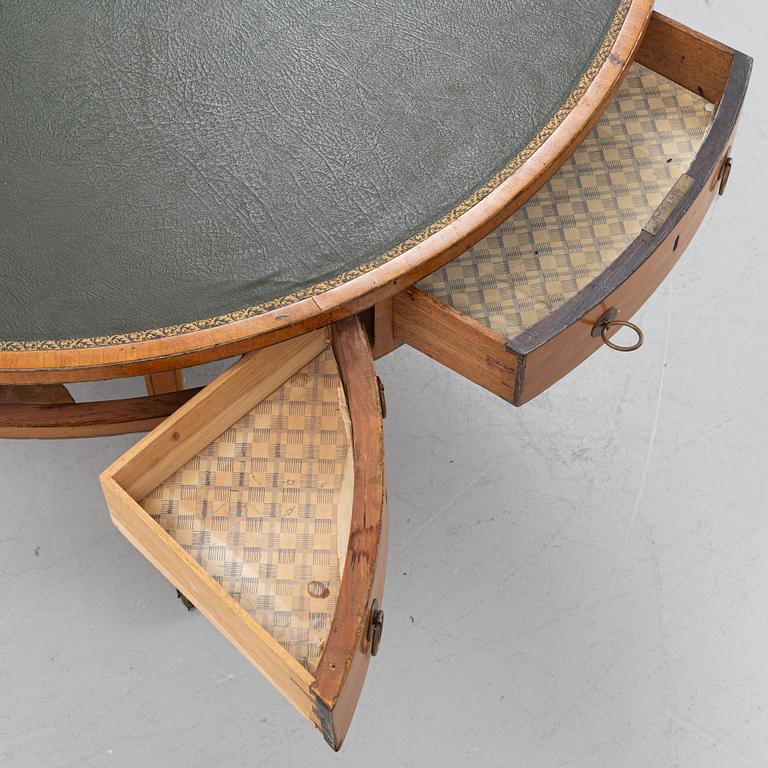 A drum table, first half of the 20th century.