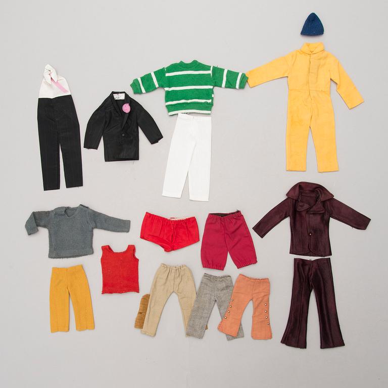Three dolls, Mattel 1968-1971, and MJJ Production LJN Toys Ltd 1984.