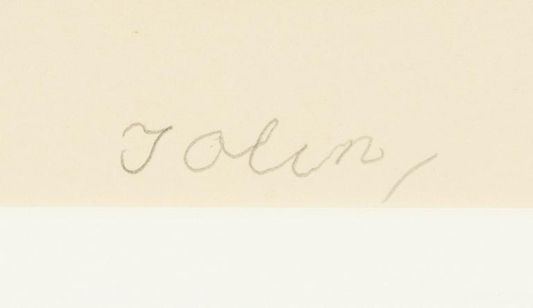 Einar Jolin, Still Life with Flower and Orange.