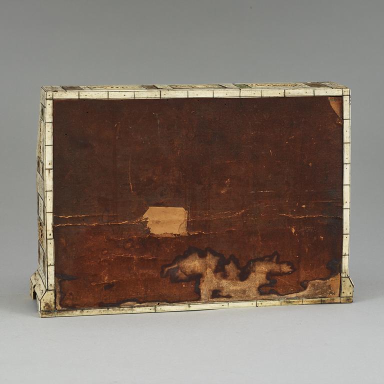 A Russian 18/19th Century miniature bureau.