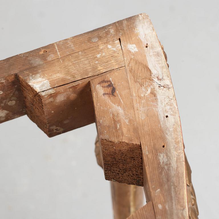 A Gustavian late 18th century console table.