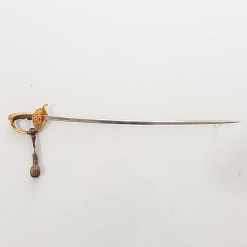 A late 19th century forester sabre.