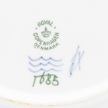 Plates 12 pcs Musselmalet full blonde Royal Copenhagen porcelain.