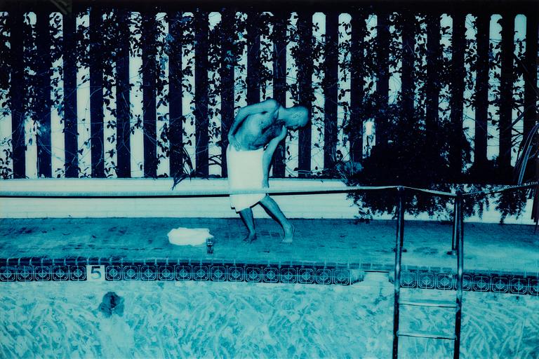 ANTON CORBIJN, fotografi signerat Anton Corbijn på etikett a tergo. Upplaga 3/8.