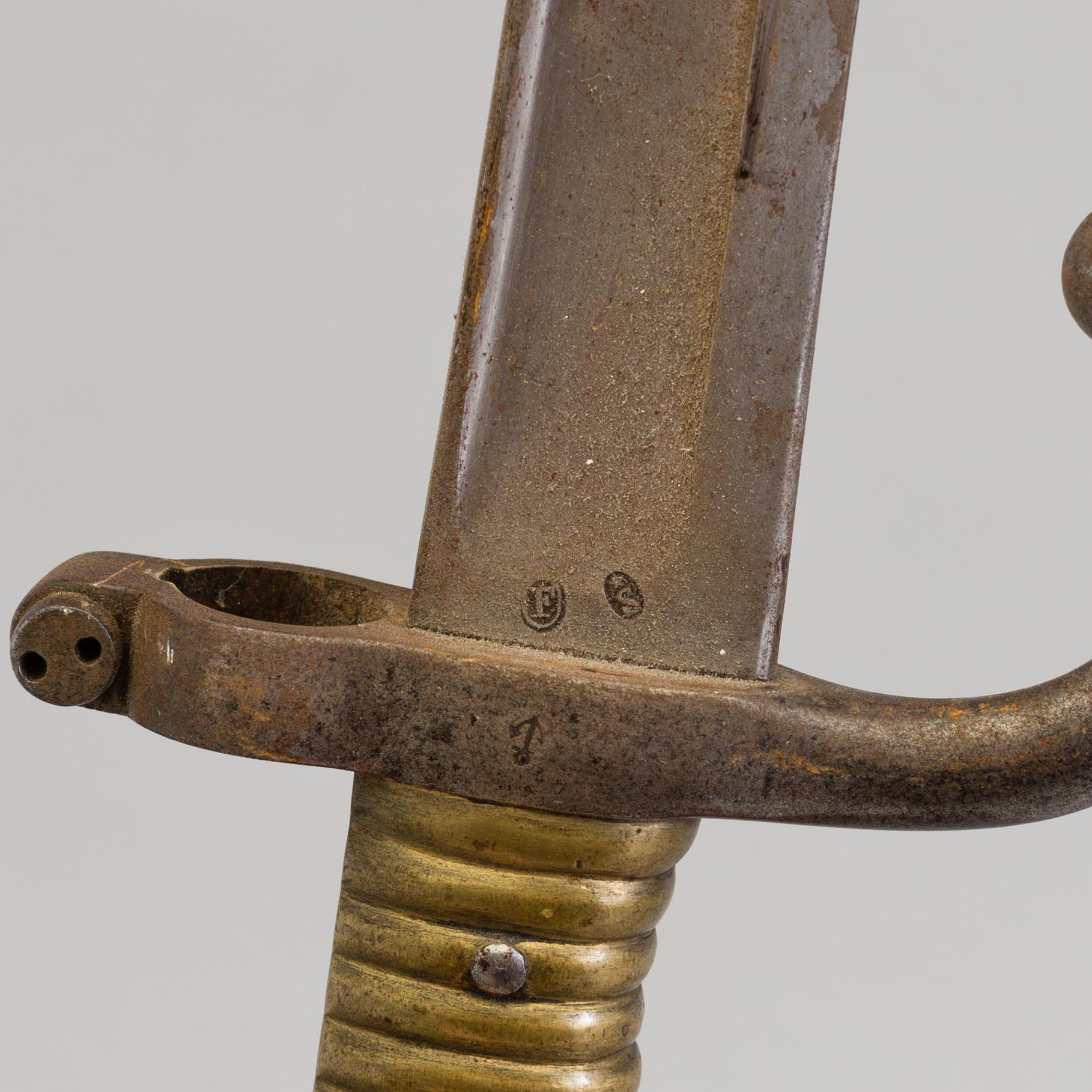 Two second half of the 19th century bayonets, one from France.