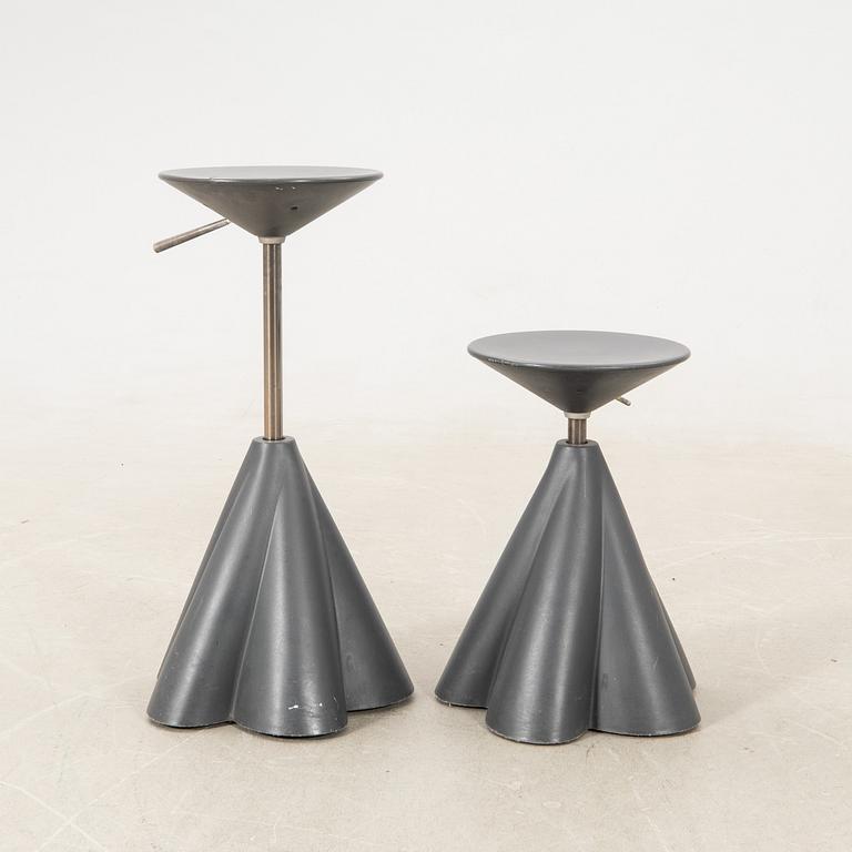 Philippe Starck, pallar/barstolar ett par för Presence Paris /Loréal sent 1900-tal.