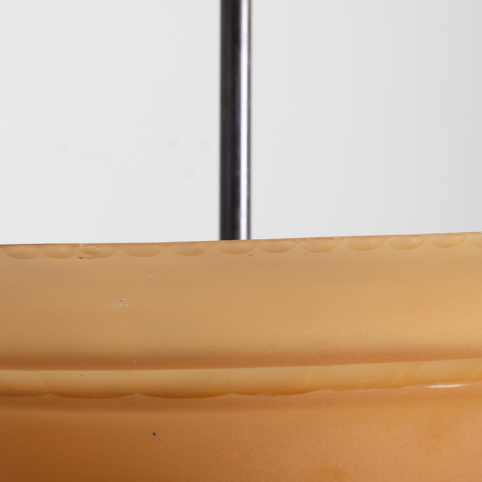 Edward Hald, taklampa, Orrefors, 1930-tal.