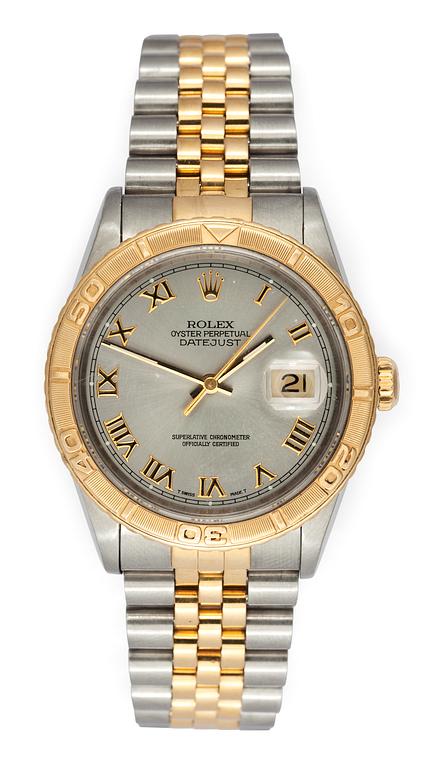 A Rolex Datejust 'Turn-o-graph Thunderbird' gentleman's wrist watch, c. 1993.