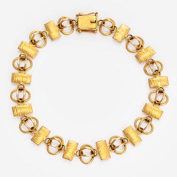 Björn Weckström, bracelet, 14K gold.