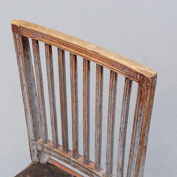 A Swedish chair, early 19th century.