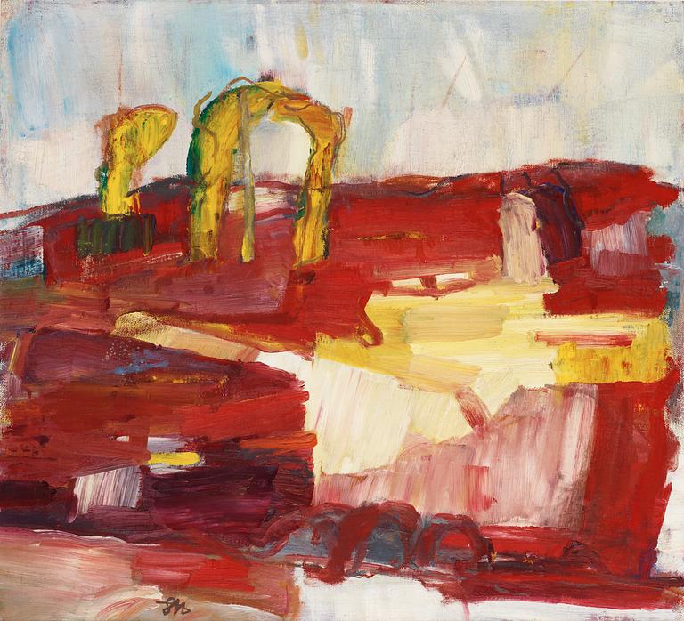 Staffan Hallström, "Landskap med valv" (Landscape).