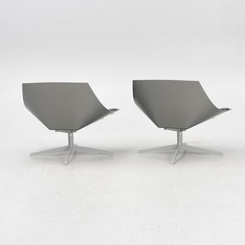 Jurgen Laub & Marcus Jehs, a pair of model 'JL10' chairs, Fritz Hansen, Denmark.
