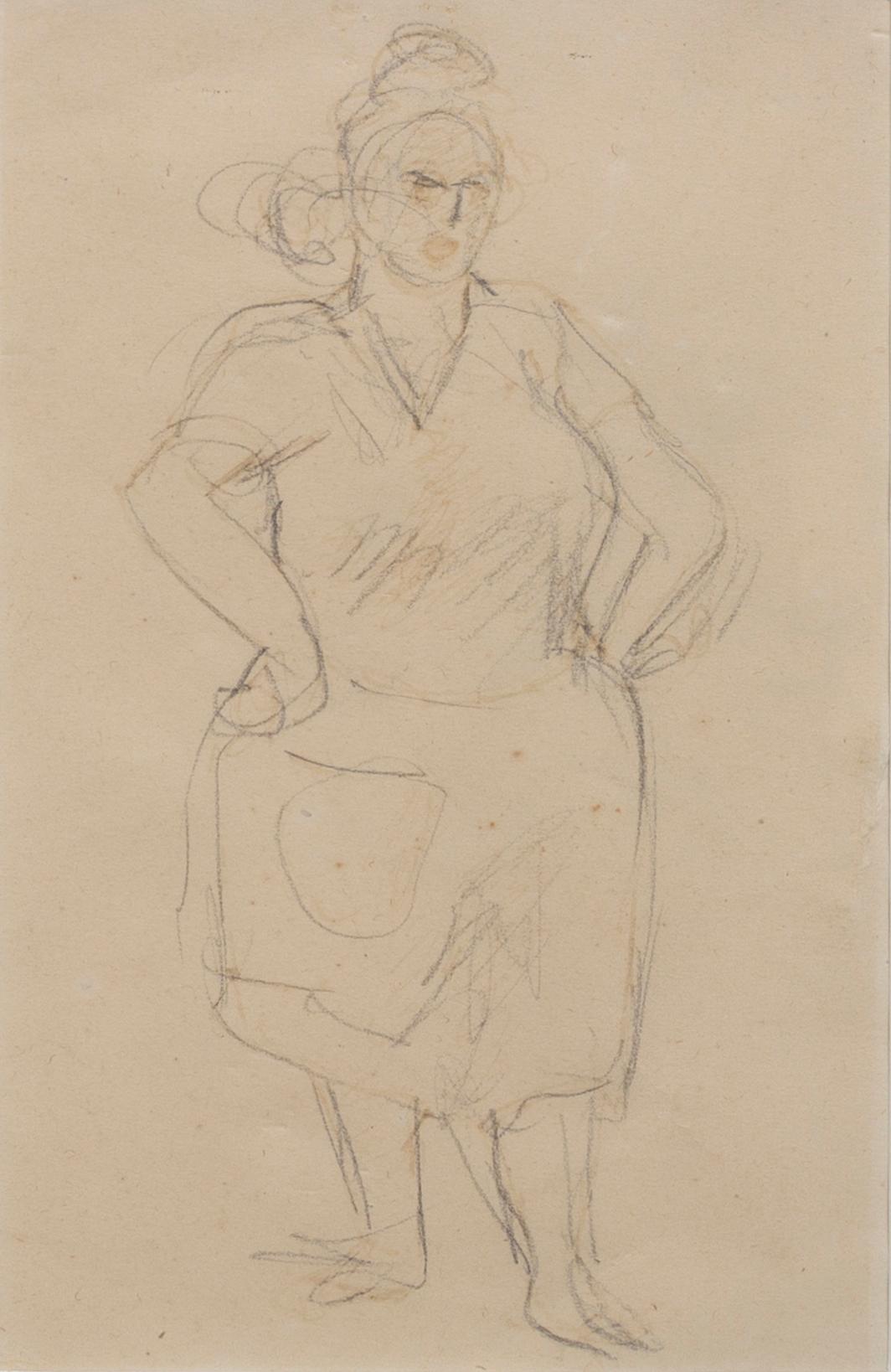 Tora Vega Holmström, drawing not signed.