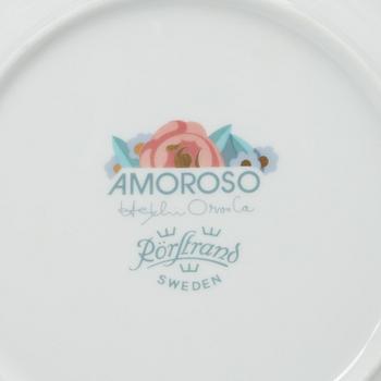 Heikki Orvola, matservis, 77 delar, porslin, "Amoroso",  Rörstrand.