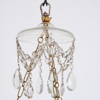 A one-light lanter, 20th century incorporating older elements.