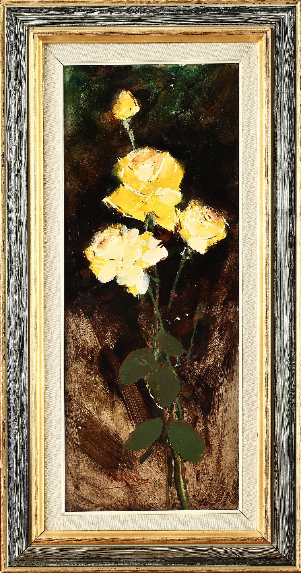 RUNE WAHLSTRÖM, olja på pannå, sign.