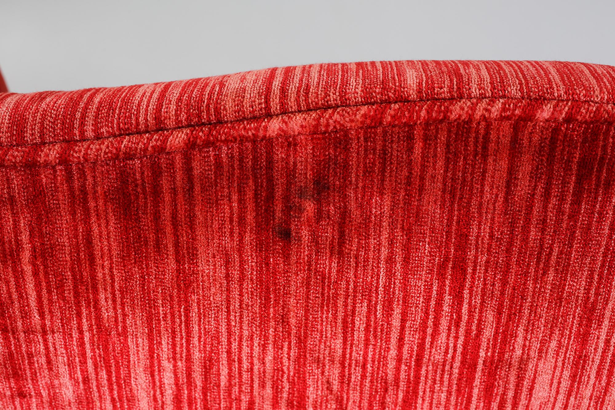 An armchair with a footrest, second half of the 20th century.