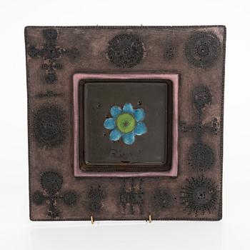 Rut Bryk, relief, stengods, signerad BRYK.