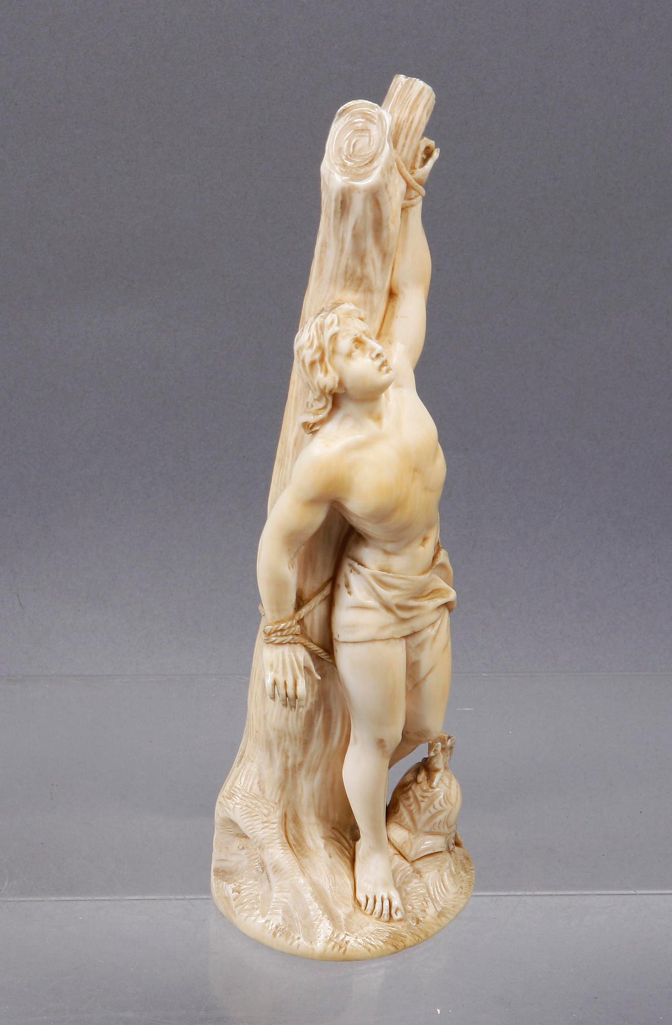 SKULPTUR, ben, mellaneuropa, 1800/1900-tal.