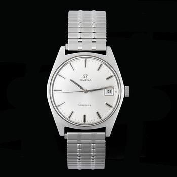 HERRARMBANDSUR, Omega, Geneve, stål, 1960-70-tal.