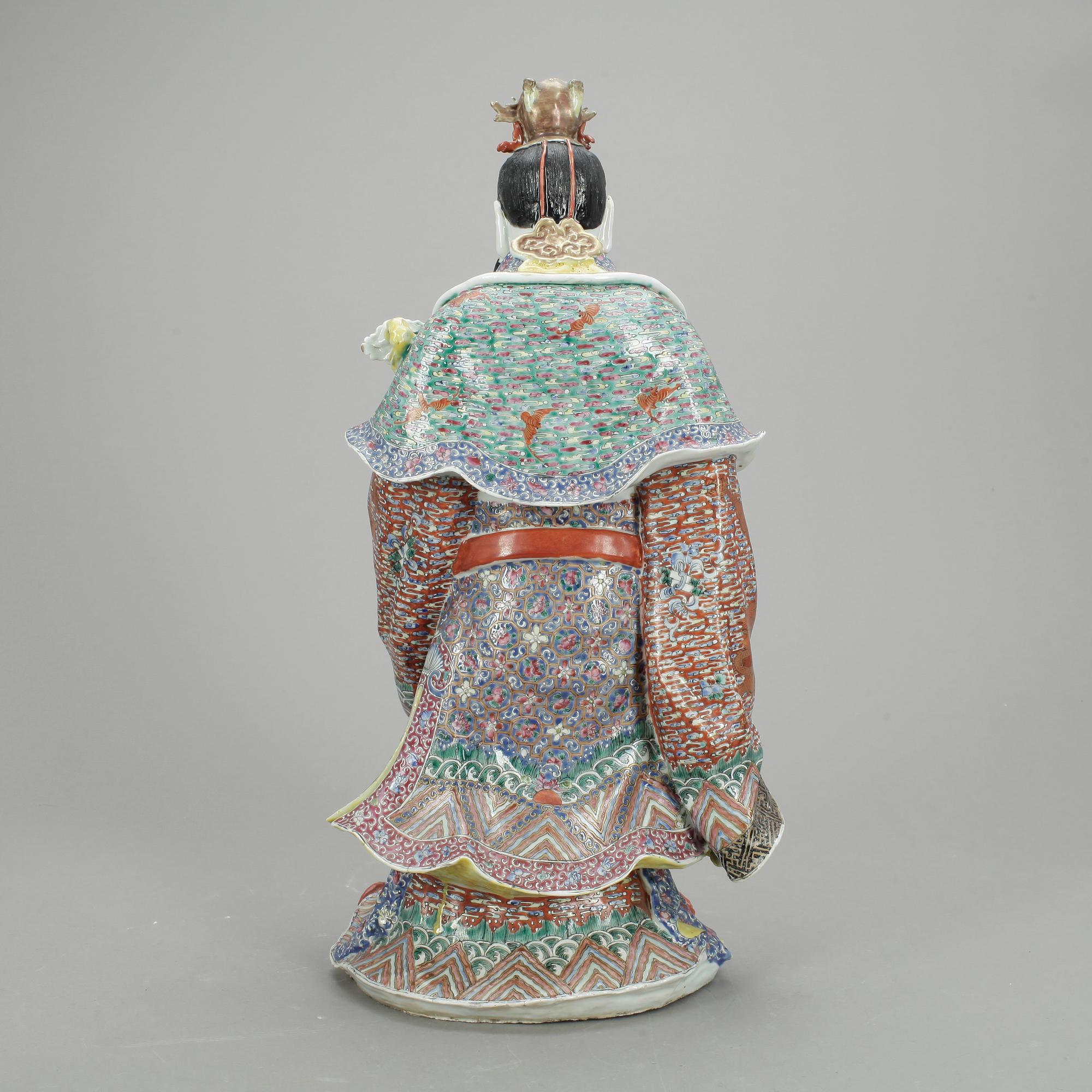 FIGURIN, porslin, Kina 1800/1900-tal.