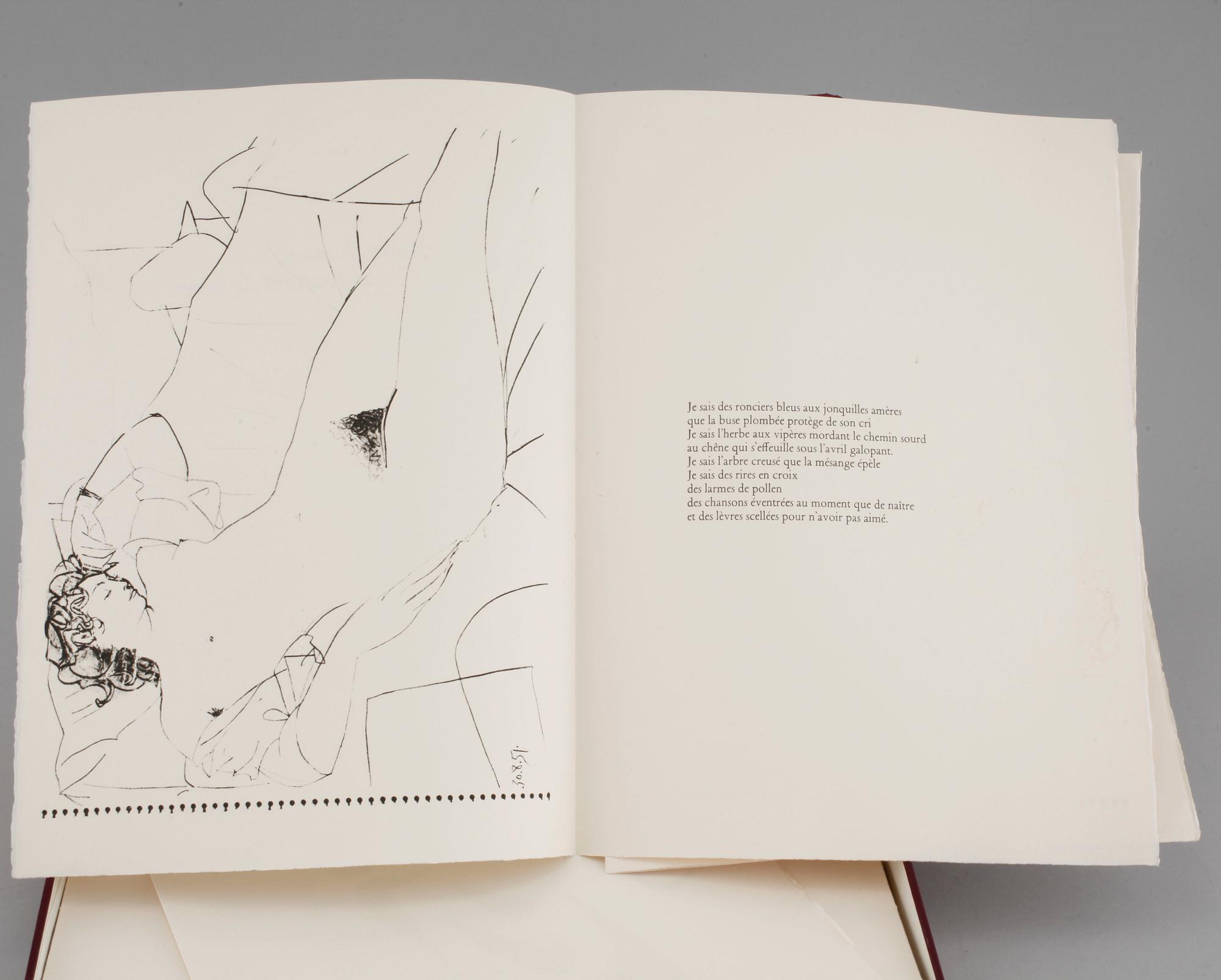 PABLO PICASSO, after, "Le Soleil Ebloui", Geneviève Laporte, Plon, Paris, 1974.