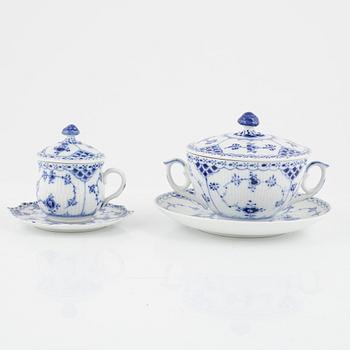 Royal Copenhagen, a 'Musselmalet' porcelain dinner service, Royal Copenhagen, Denmark.