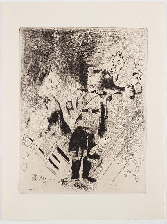 MARC CHAGALL, 71 st etsningar ur upplagan om 285 exemplar på Arches/MBM/J. Perrigot-papper, 1923-1948.