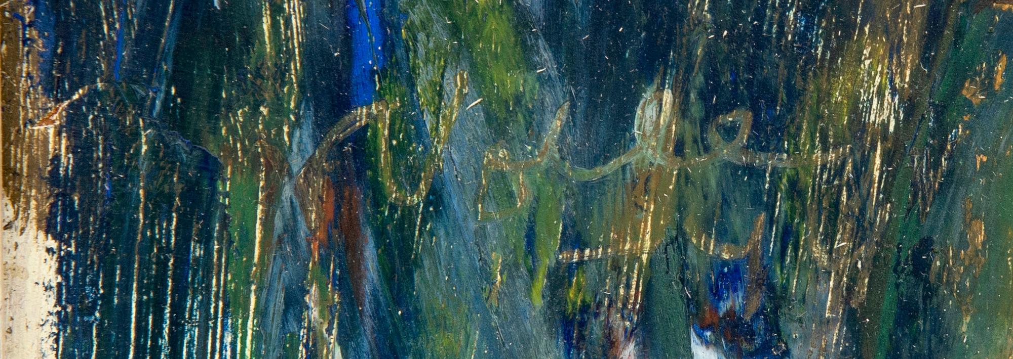 Arnold "Nolle" Svensson, oil on panel, signed and dated.