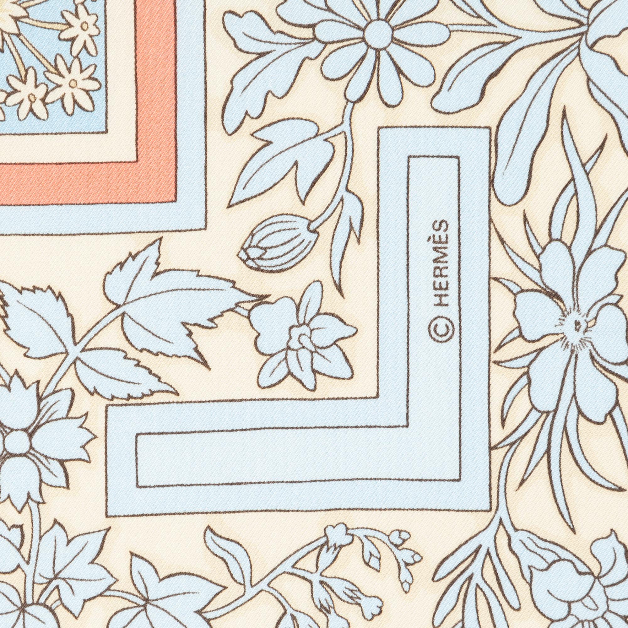 Hermès, scarf, "Joyaux de l'Été".