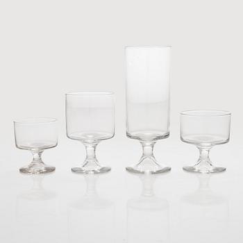 Tapio Wirkkala, glasservis, 45 delar, "Marski" Iittala.