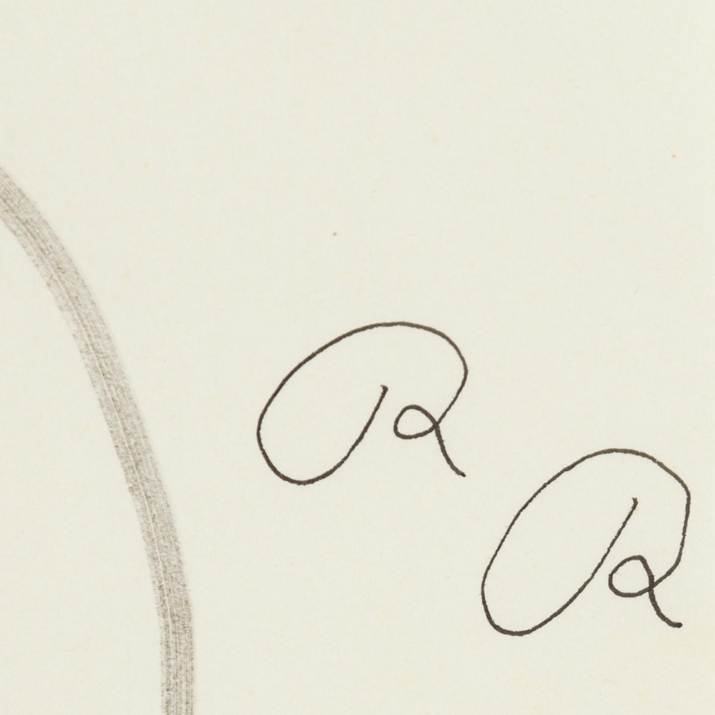 ROGER RISBERG, indian ink on paper, 2007, signed RR.