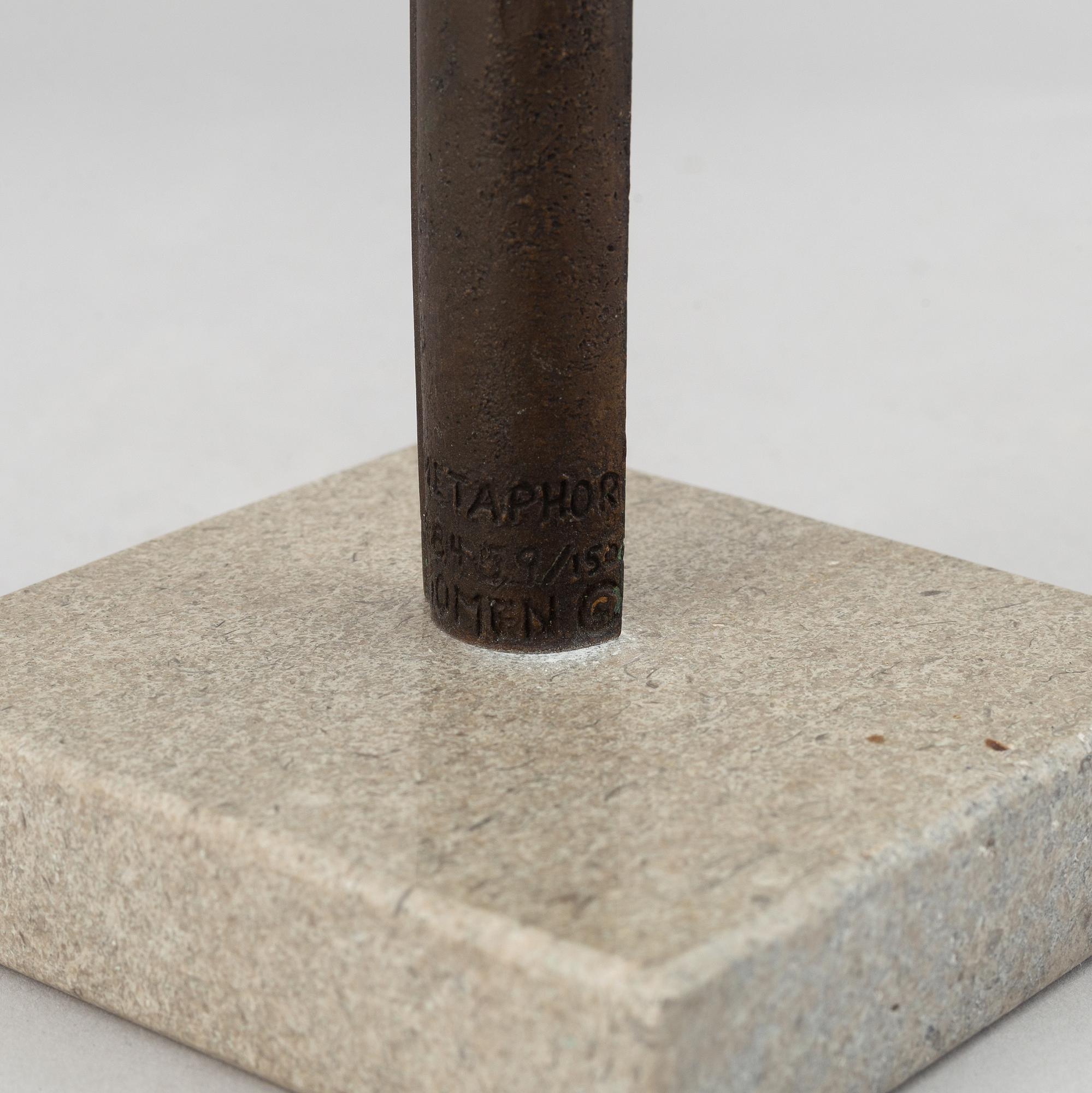 Karl Momen, sculpture. Bronze. Signed. Dated. Numbered 59/1500.