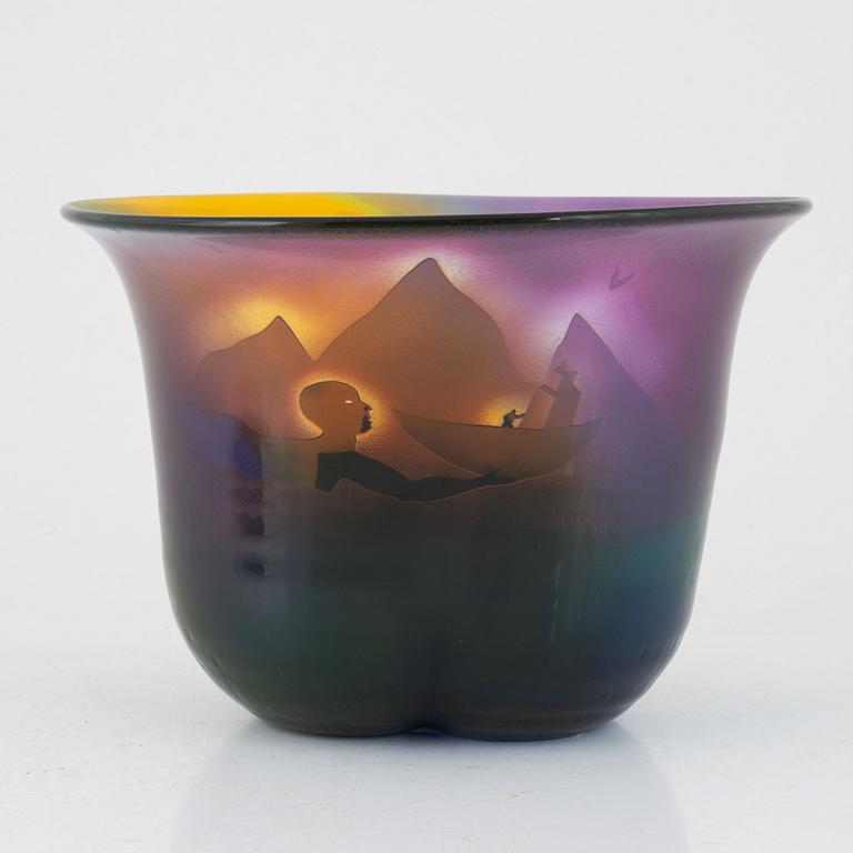 Bertil Vallien, skål, Kosta Boda Unique.