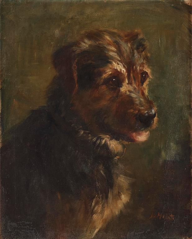 Johan von Holst, Porträtt av en terrier.