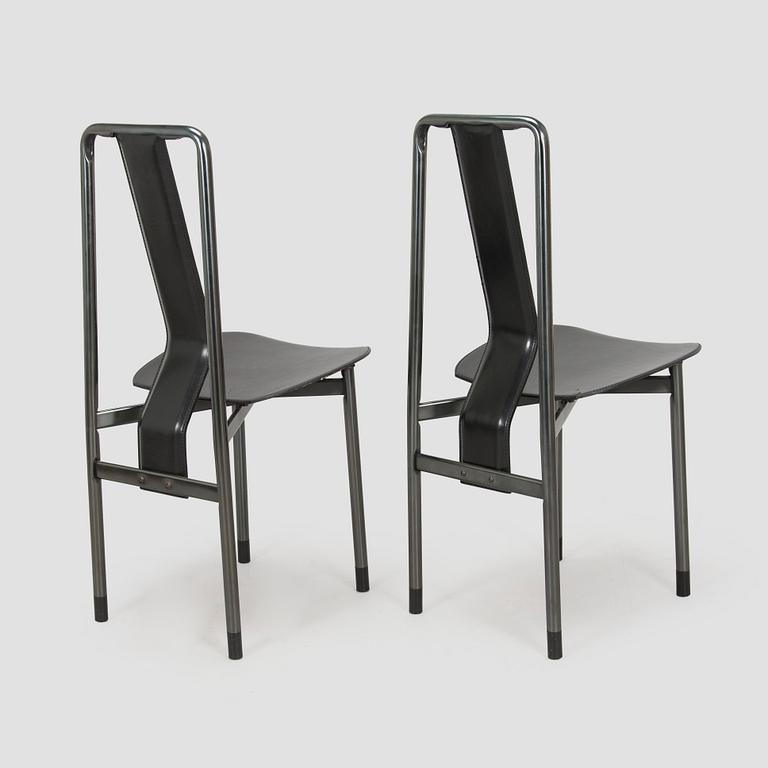 Achille Castiglioni, four 'Irma' chairs, Zanotta, Italy.