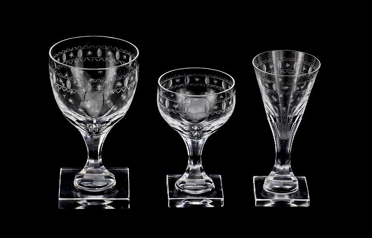 GLASSERVIS, 31 delar, Sverige, 1900-talets andra hälft.