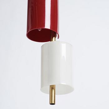 Hans Bergström, a brass and acrylic ceiling light, model 'C-1131', ateljé Lyktan, Sweden 1950-60s.