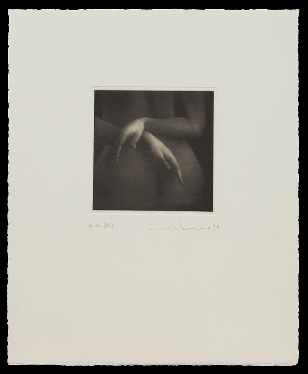 5 PRINTS BY MIKIO WATANABE, POEMS by HUGUES ANDRÉ.