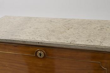 Sekretär, Sengustavianskt Stockholmsarbete i Gottlieb Iwerssons art, omkring år 1800.