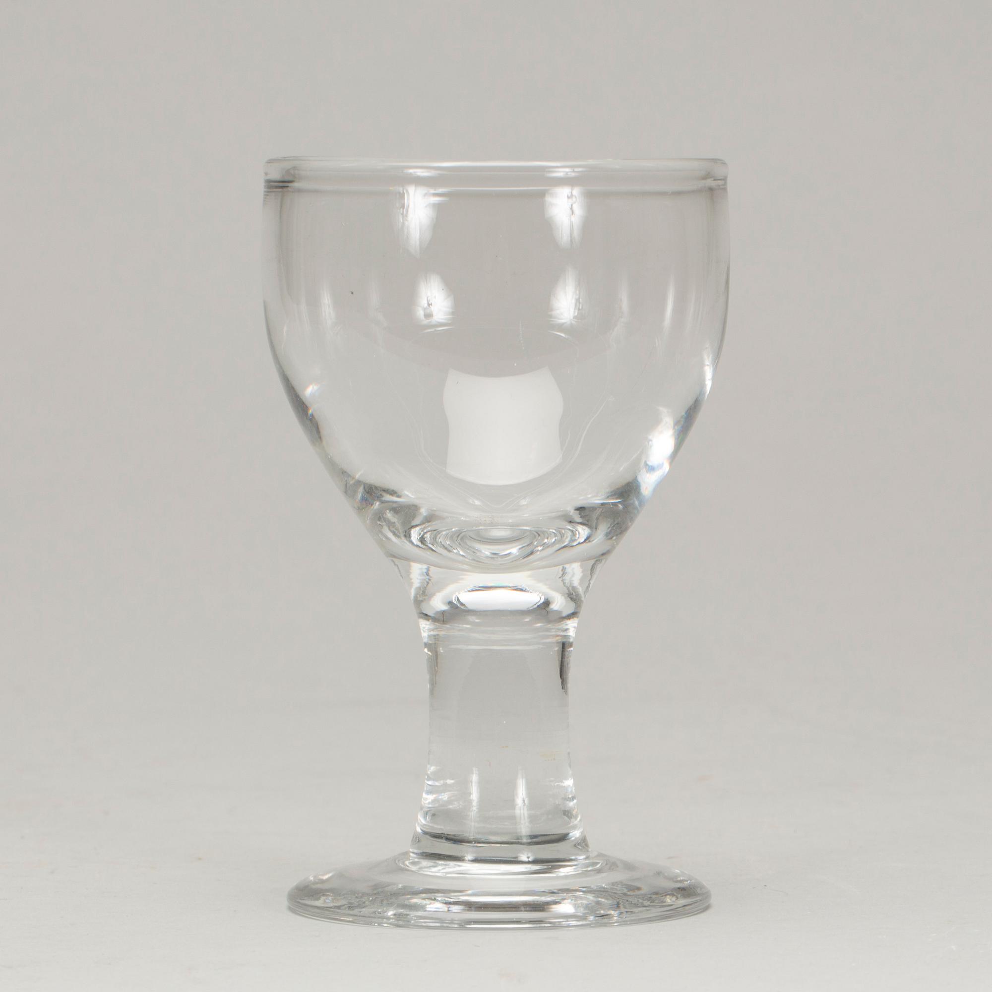 GLASSERVIS, 13 st, "Ruben", Signe Persson Melin,Boda glasbruk, formgivet 1967.