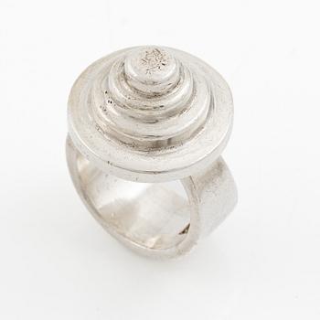 Sven-Erik Högberg, ring, sterlingsilver, Göteborg 1992.