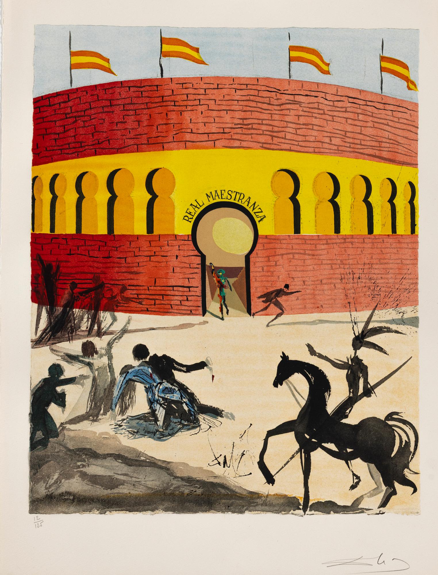 Salvador Dalí, "Carmen's Death" from "Carmen".