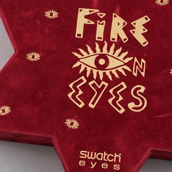 SOLGLASÖGON, "Fire on Eyes", Swatch, 1990-tal.